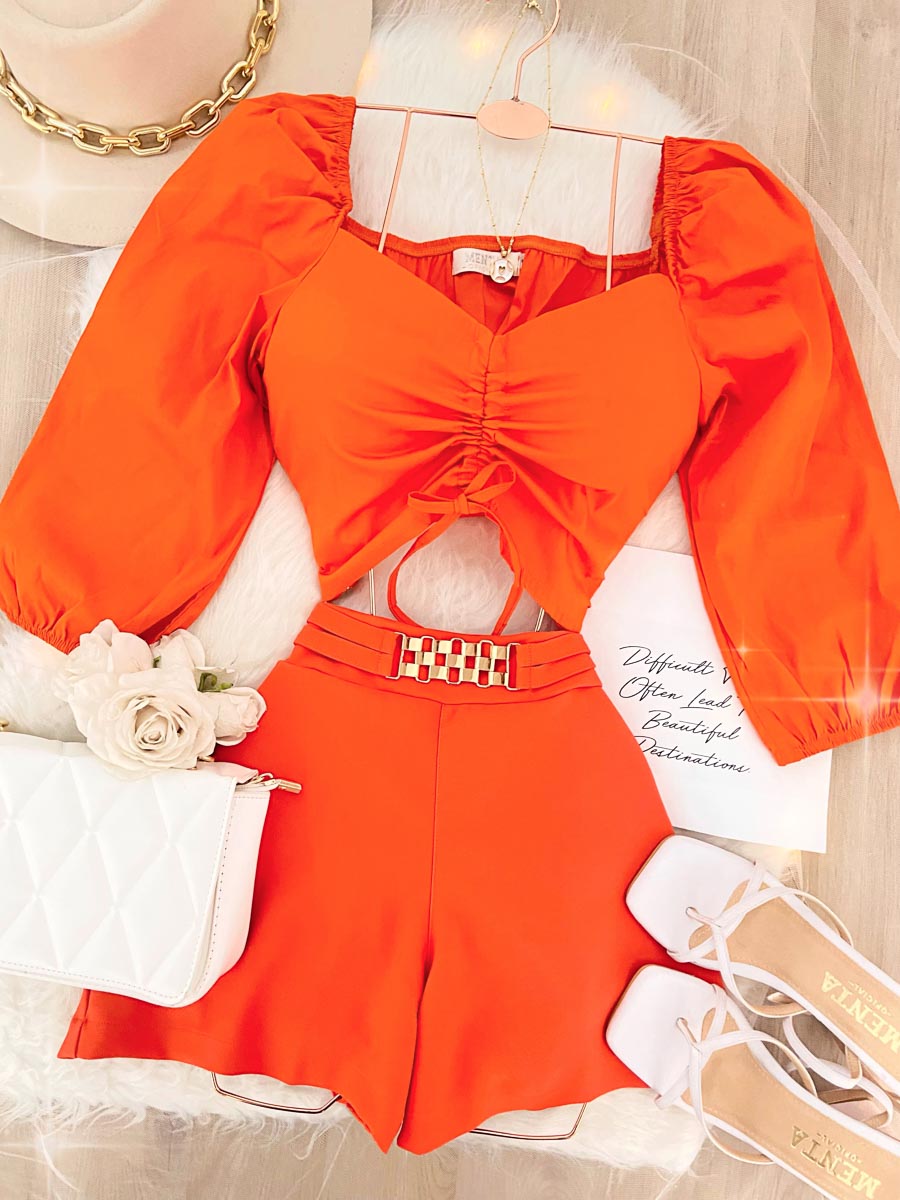 Short Milie Naranja