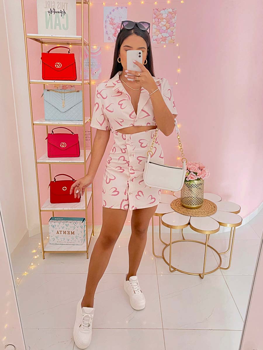 Vestido Zayda Est Rosa