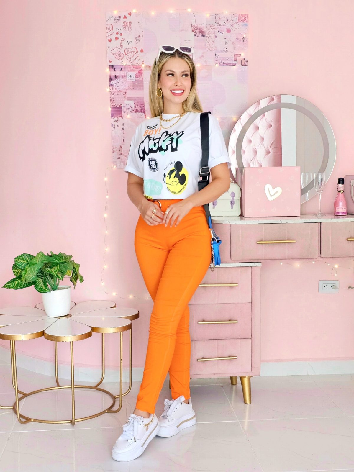 Pantalón Miriam Naranja